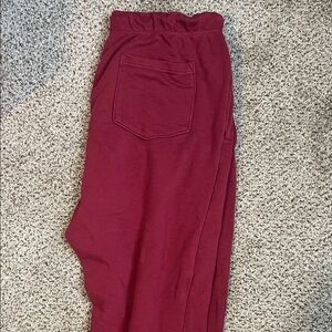 No Boundaries Maroon Joggers